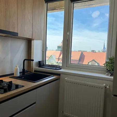 Apartment Center With Balcony